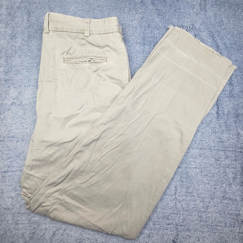 Bills Khakis Mens Cotton Twill Flat Front Straight Leg Pants 34x31 Unhemmed USA